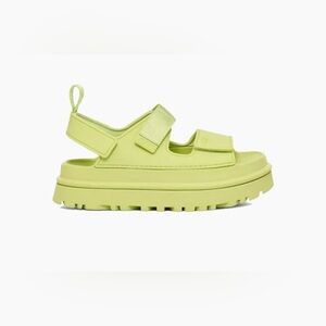 Womens UGG Goldenglow Sandal - Lime Green Size 10 US [1152685] Platform